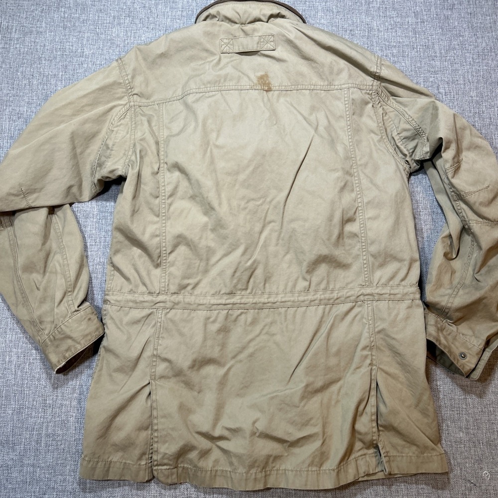 VTG Cabela's Medium Khaki Utility Jacket Outdoor Gear Military Hunting Fishing - Picture 11 of 15